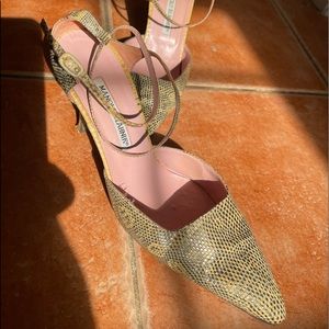 Vintage snakeskin Manolo Blahnik